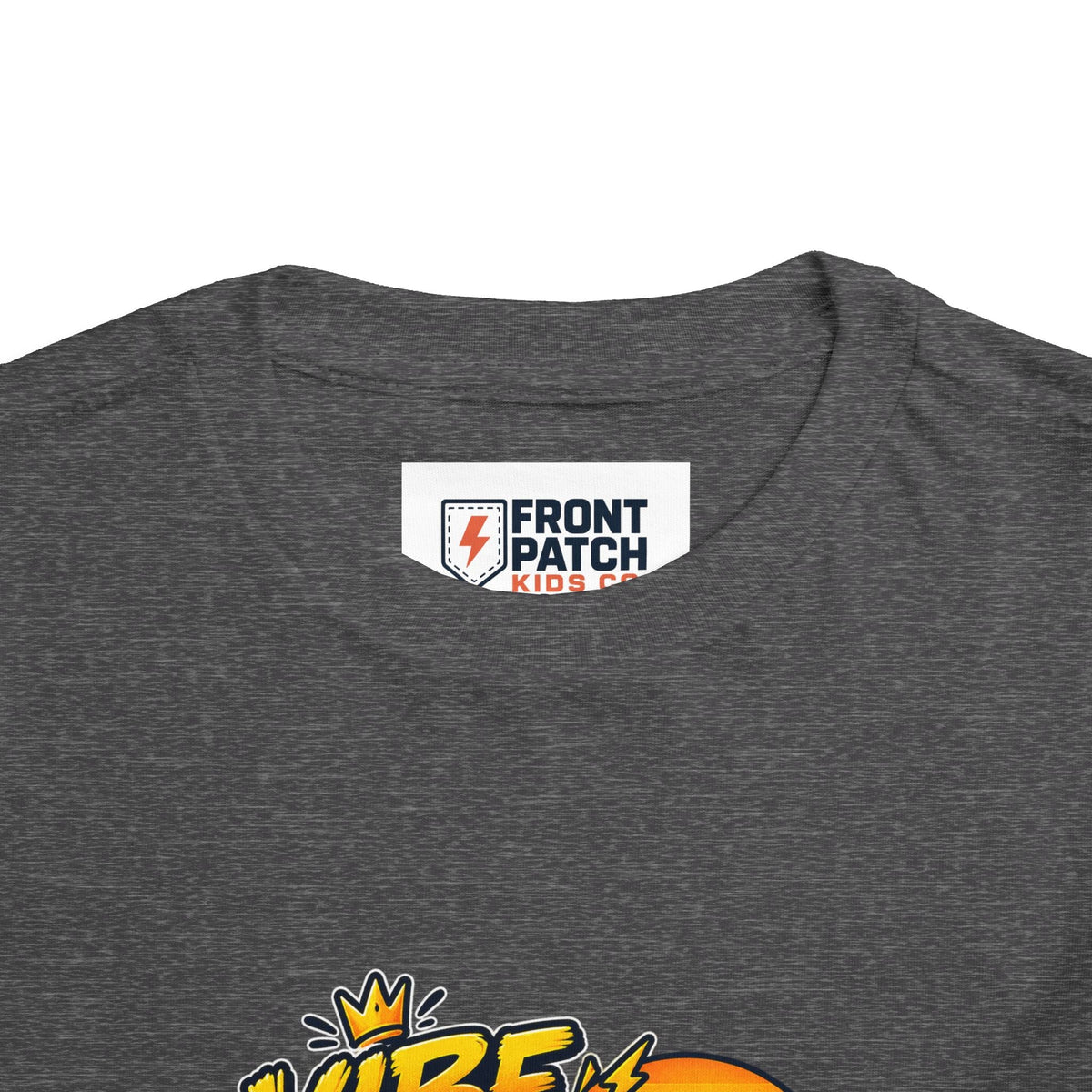 Vibe Check Surfing Shark Toddler Tee - Front Patch Kids Co.